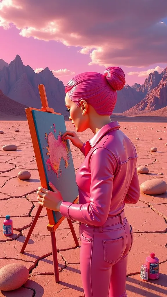 digital painting woman hands, a - Free AI Photo Generator - starryai