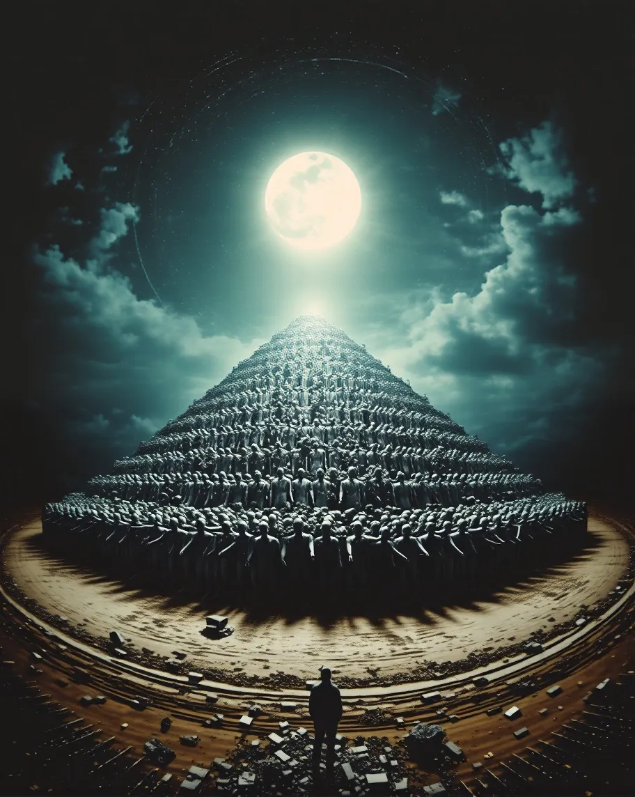 Pyramed Rxtem A riveting wide-angle picture 4k, - Free AI Photo Generator - starryai