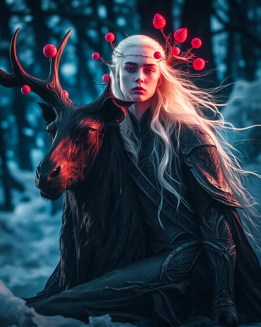 Portrait elegant regal high elf - Free AI Photo Generator - starryai
