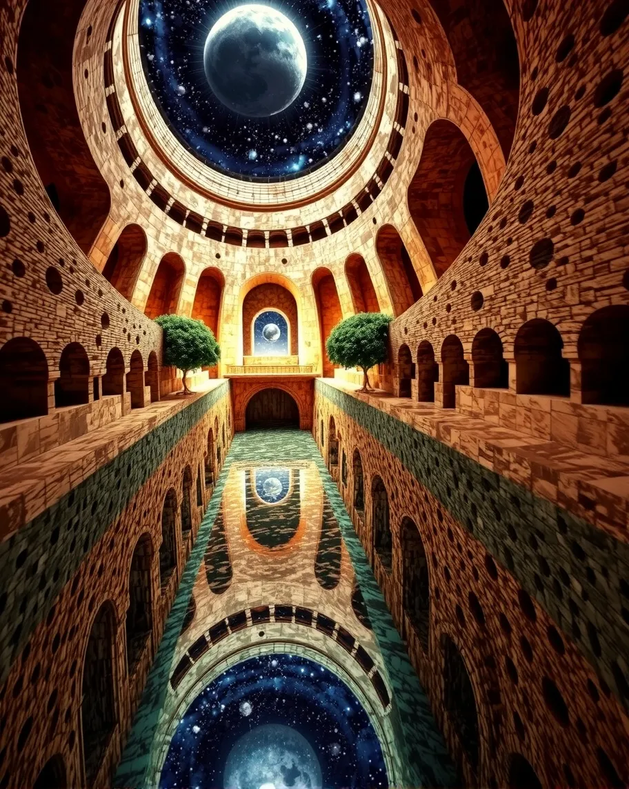 A surreal world where earth's a - Free AI Photo Generator - starryai