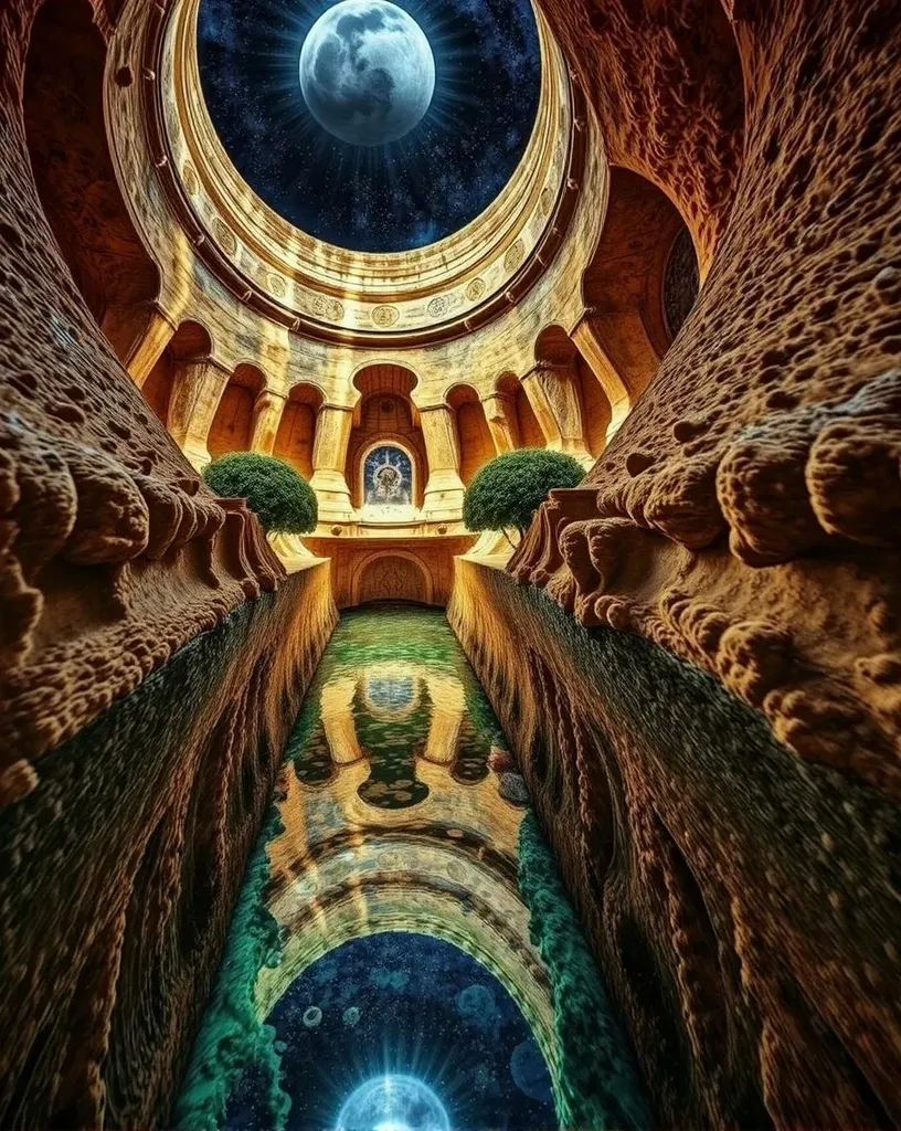 A surreal world where earth's a - Free AI Photo Generator - starryai