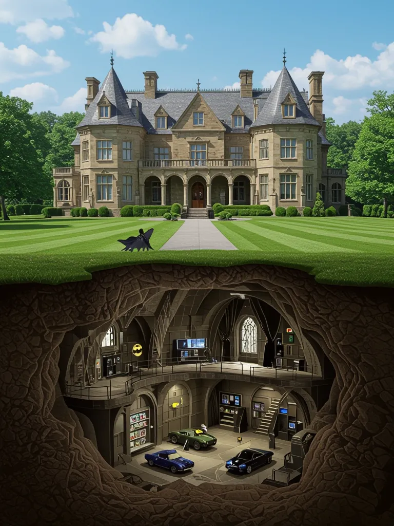 Inspired Subterranean cutaway Bat - Free AI Photo Generator - starryai