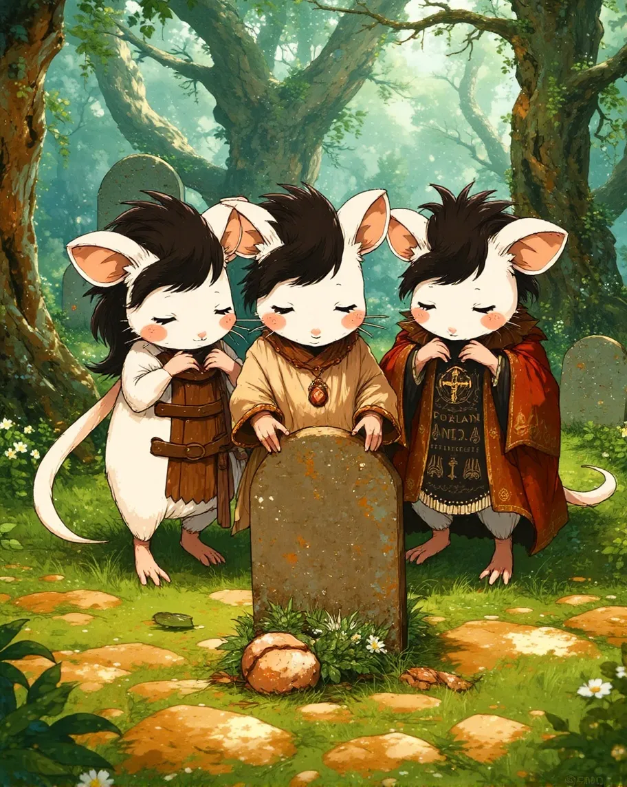 Three Cute white sad sporting a - Free AI Photo Generator - starryai