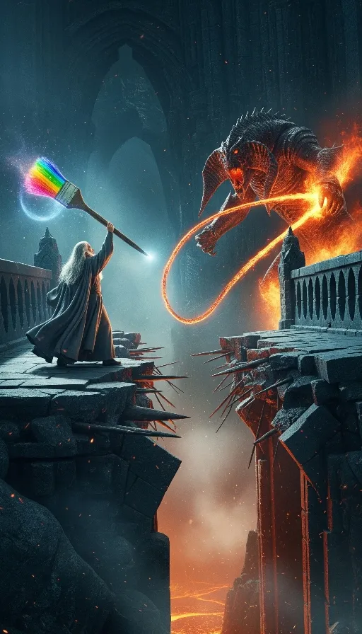 A breathtaking cinematic scene on - Free AI Photo Generator - starryai