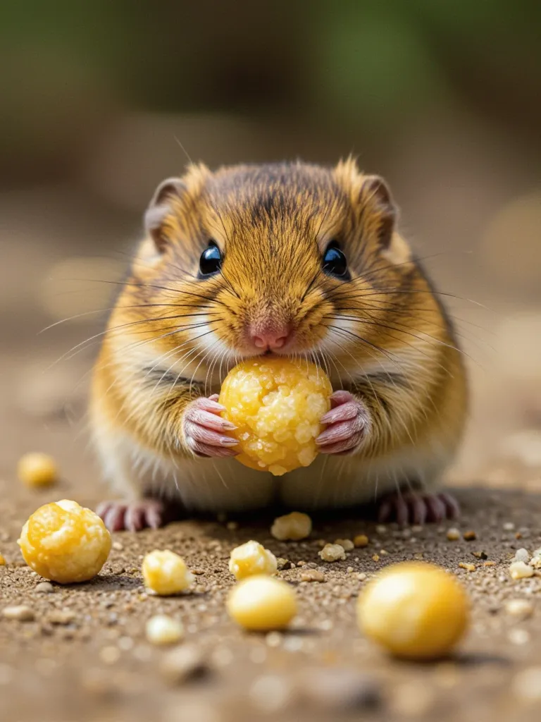Floober Floober globulis eating munchkin - Free AI Photo Generator - starryai