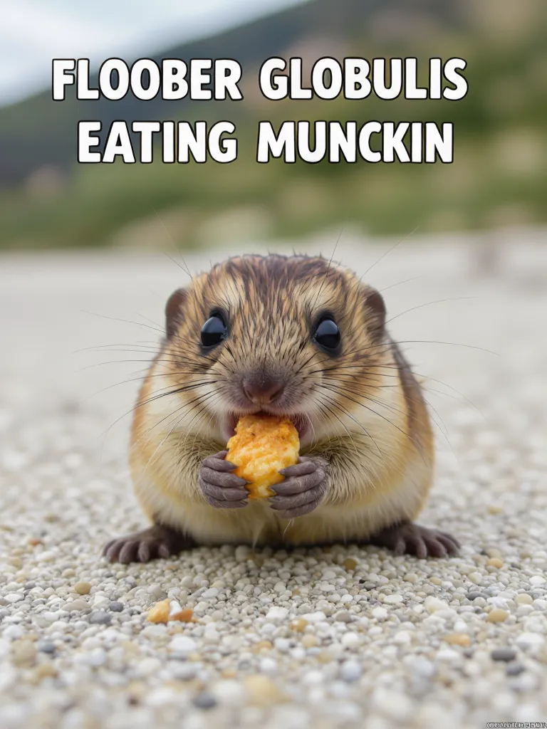 Floober Floober globulis eating munchkin - Free AI Photo Generator - starryai