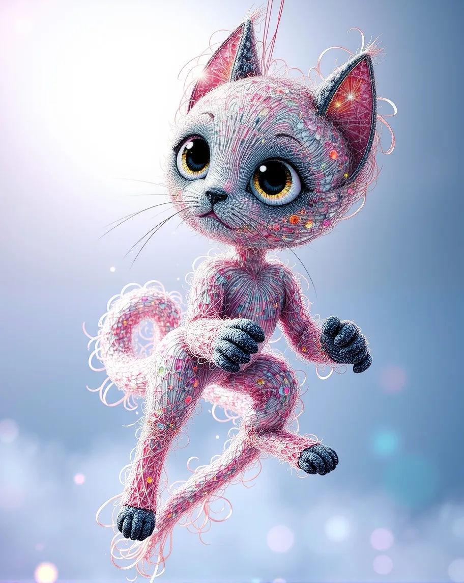 make cat look like its entirely - Free AI Photo Generator - starryai