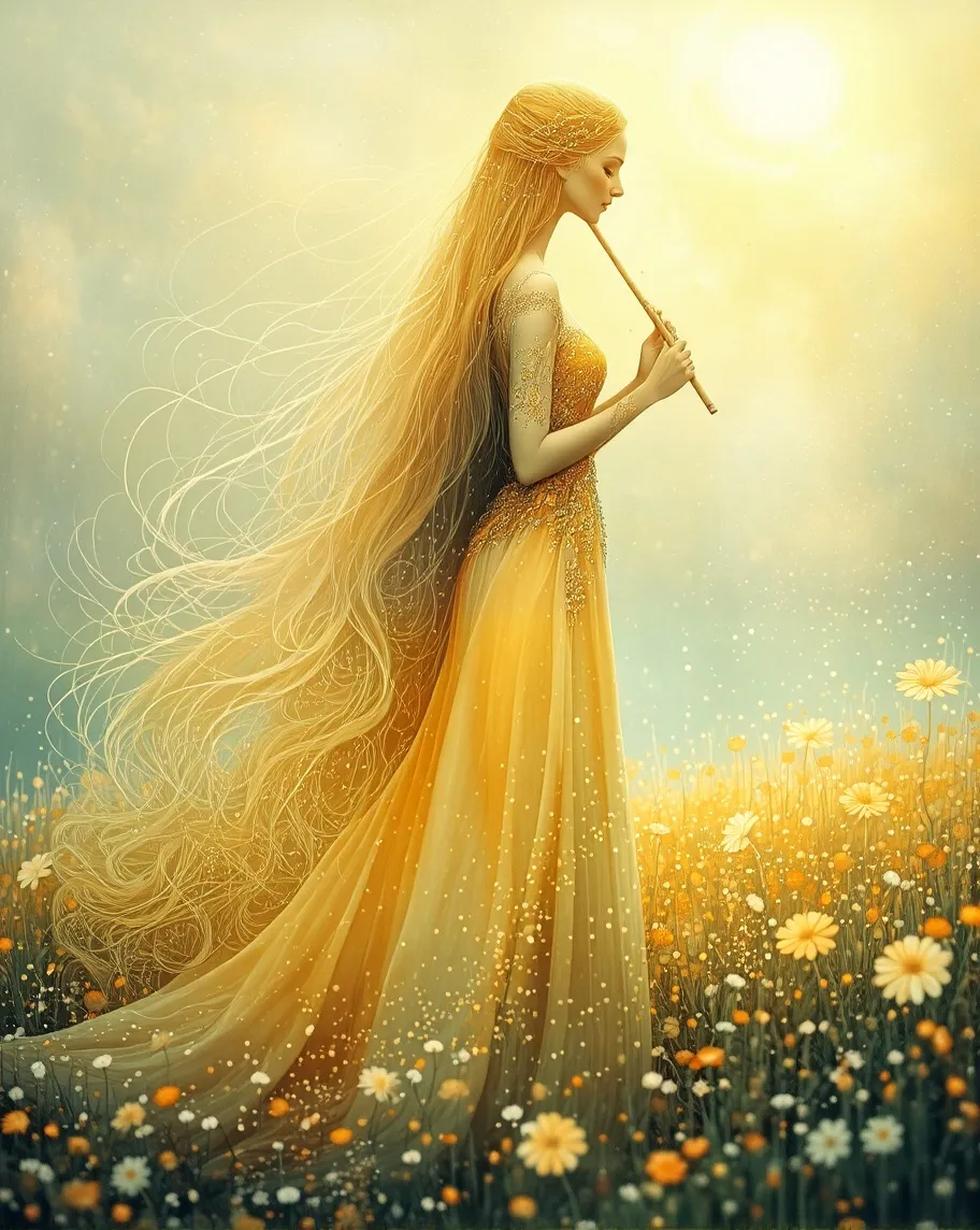 A serene fantasy scene a fairy - Free AI Photo Generator - starryai
