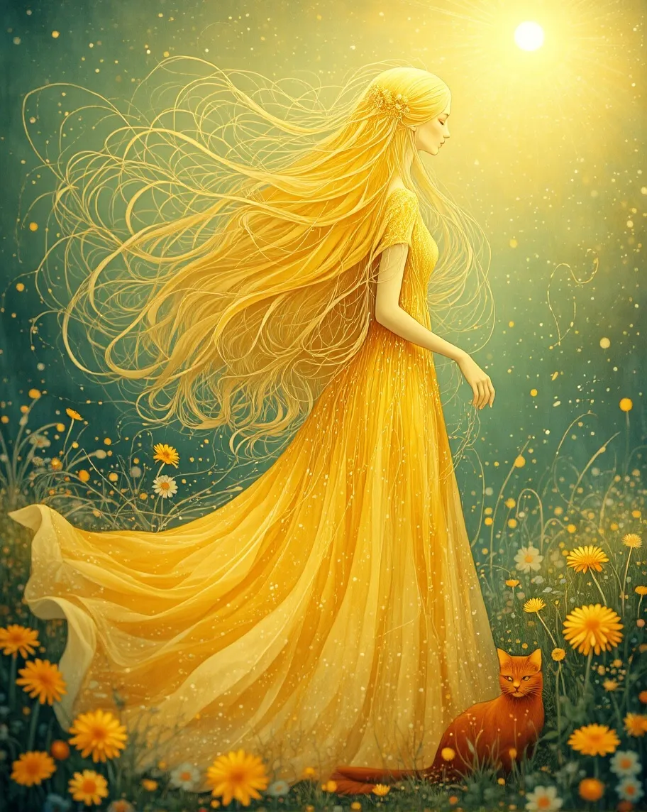 A serene fantasy scene a fairy - Free AI Photo Generator - starryai
