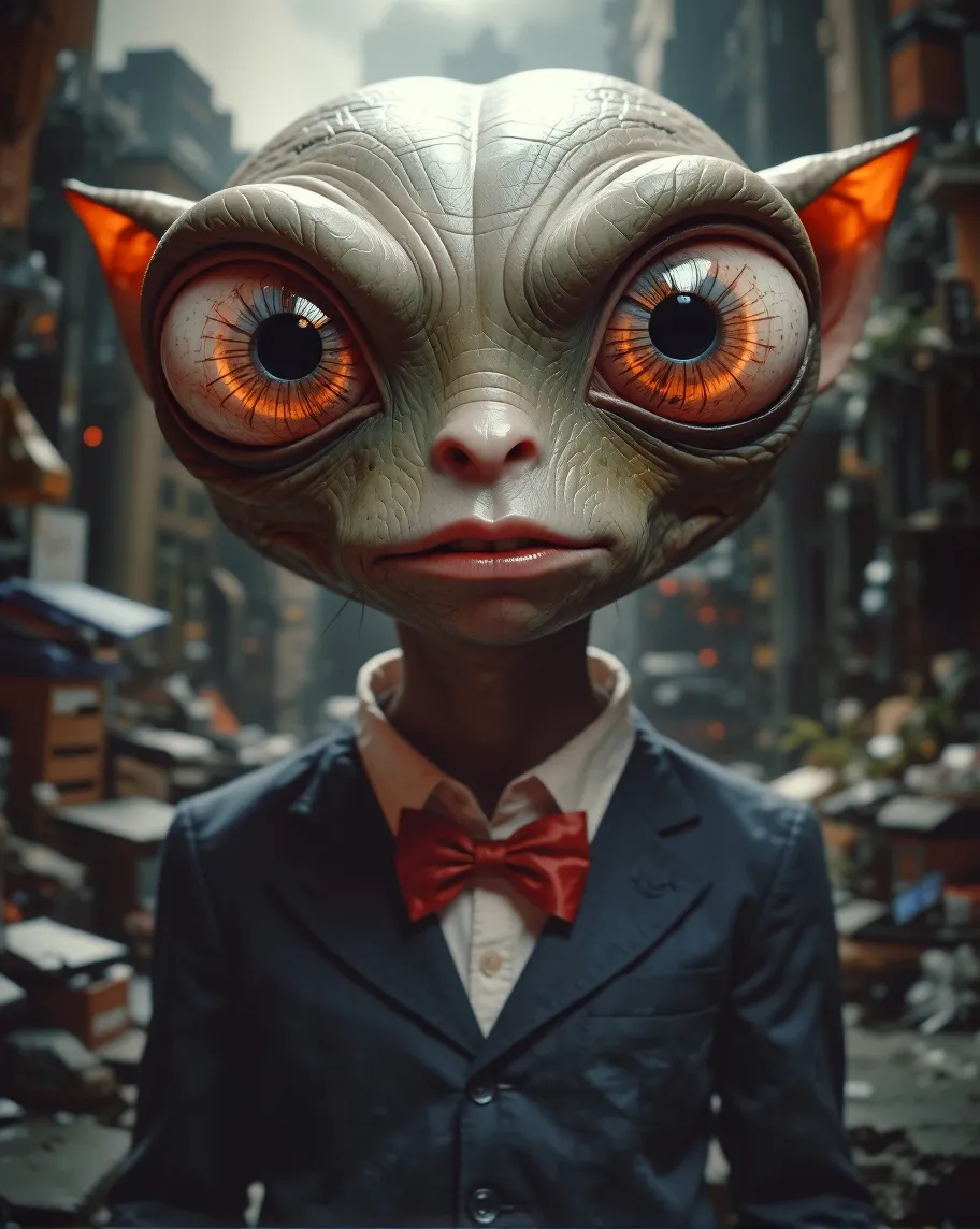 Digital illustration a creature - Free AI Photo Generator - starryai