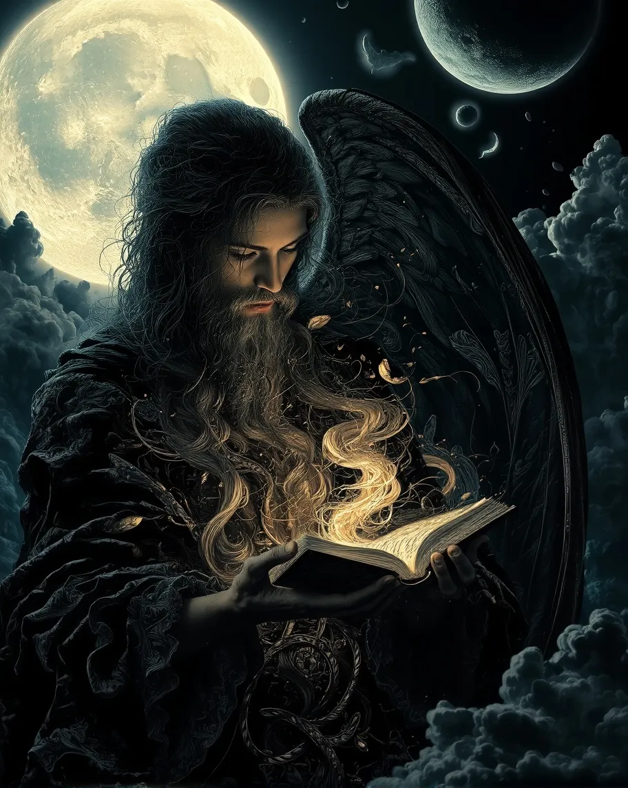 a mystical realm where shadows - Free AI Photo Generator - starryai
