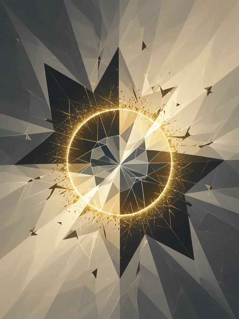 Golden Halos Rendering Several Golden halos cracking - Free AI Photo Generator - starryai