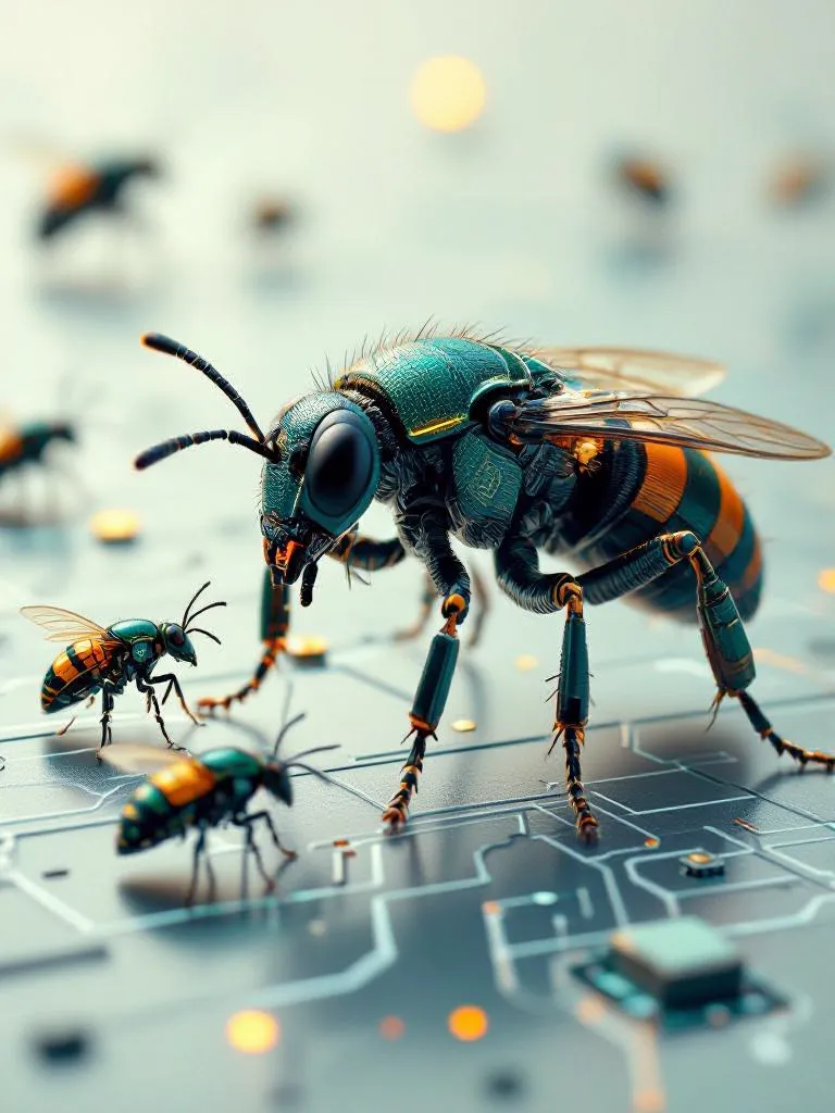a world where tiny insects have - Free AI Photo Generator - starryai