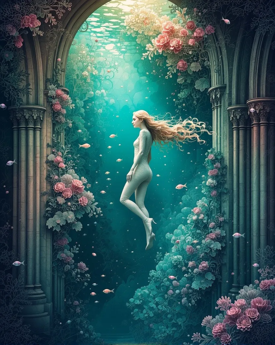 underwater fantasy guerrilla a - Free AI Photo Generator - starryai