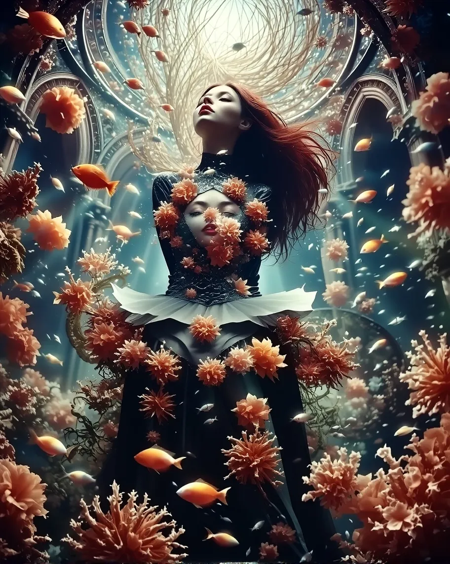 underwater fantasy guerrilla a - Free AI Photo Generator - starryai