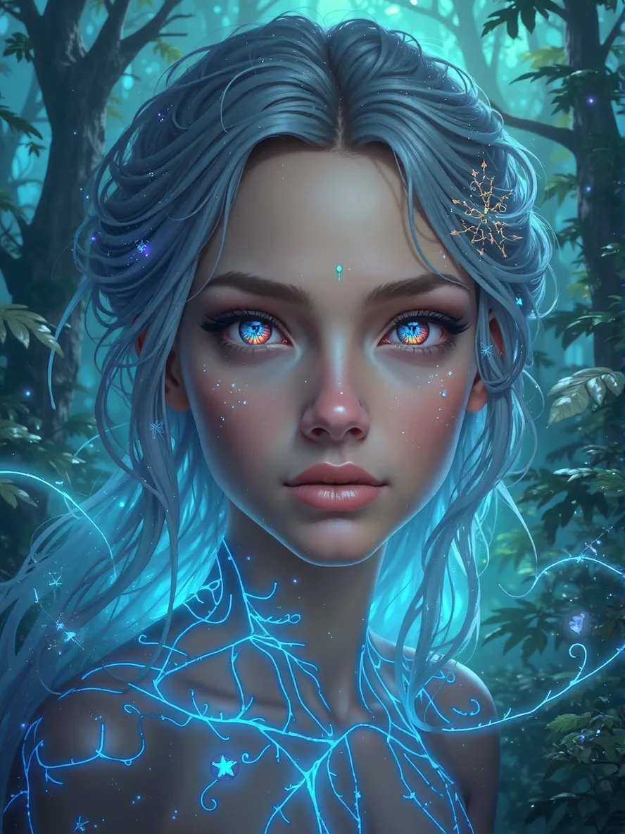 digital painting portrait a young - Free AI Photo Generator - starryai