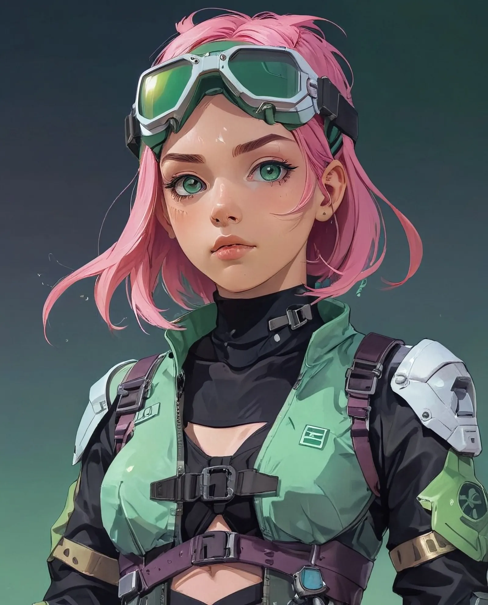 Digital illustration a young pink - Free AI Photo Generator - starryai