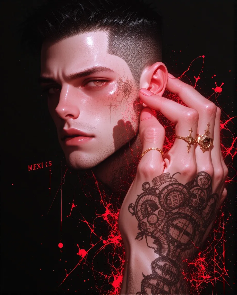 Human male digital illustration, - Free AI Photo Generator - starryai