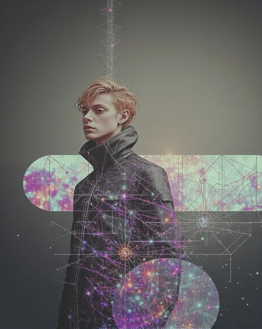 Human male digital illustration, - Free AI Photo Generator - starryai