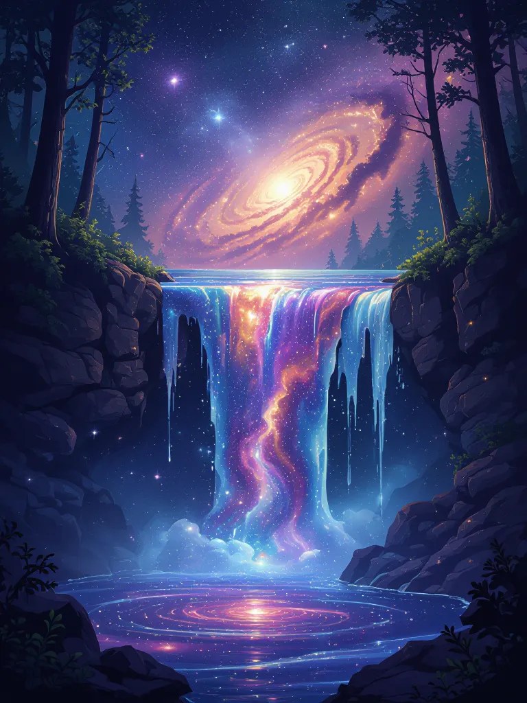 Make image a liquified galaxy a - Free AI Photo Generator - starryai