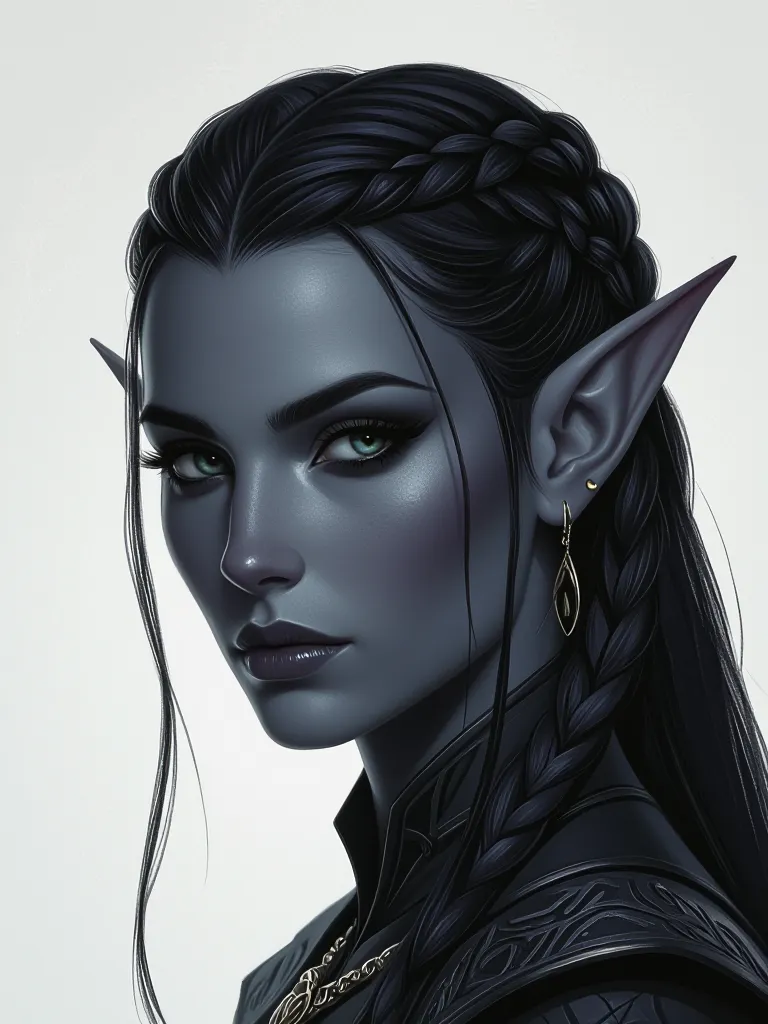 dark elf - Free AI Photo Generator - starryai