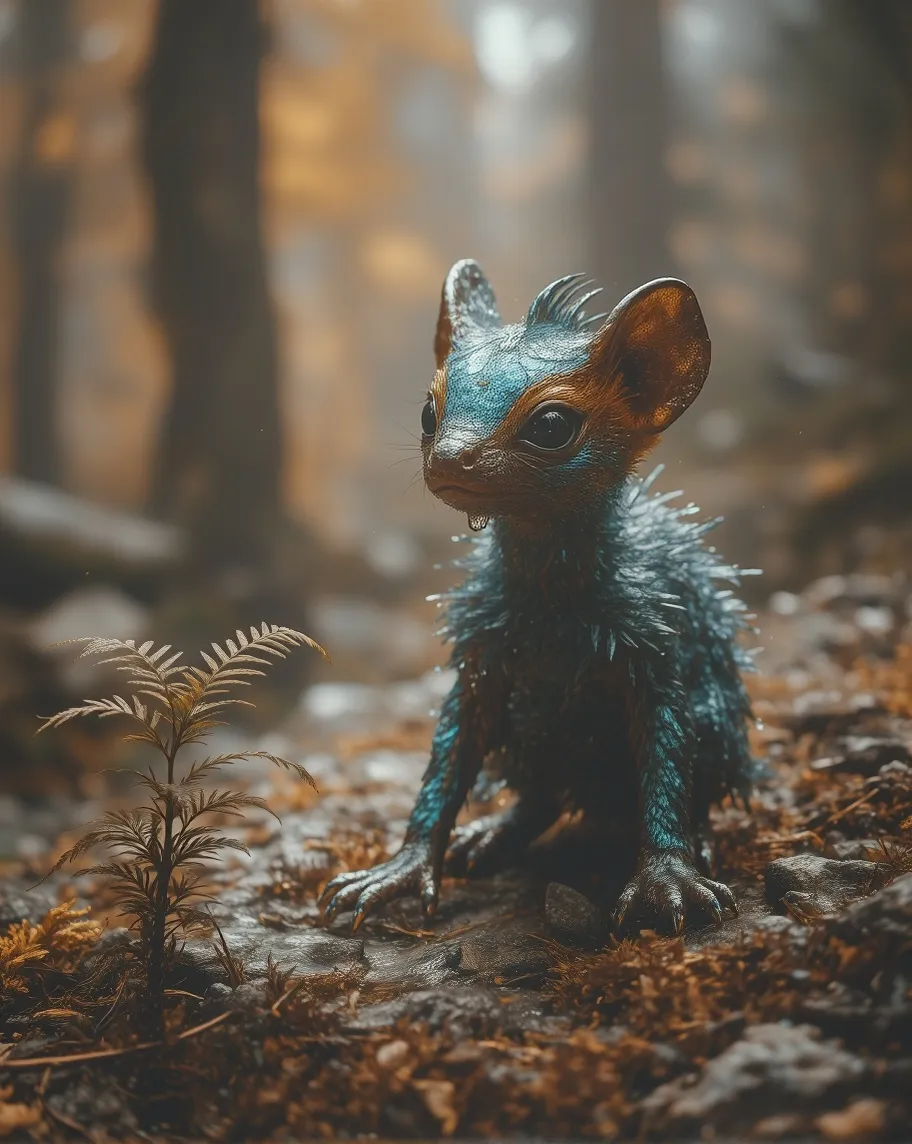 wildlife photograph: a small, on - Free AI Photo Generator - starryai