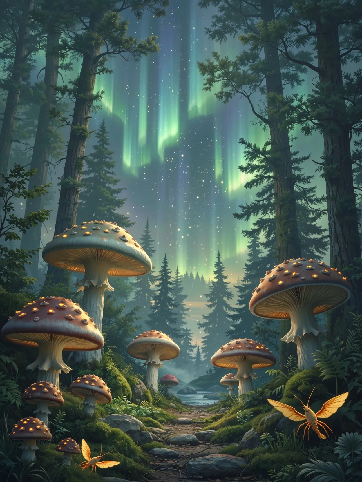 large enchanted forest magical - Free AI Photo Generator - starryai