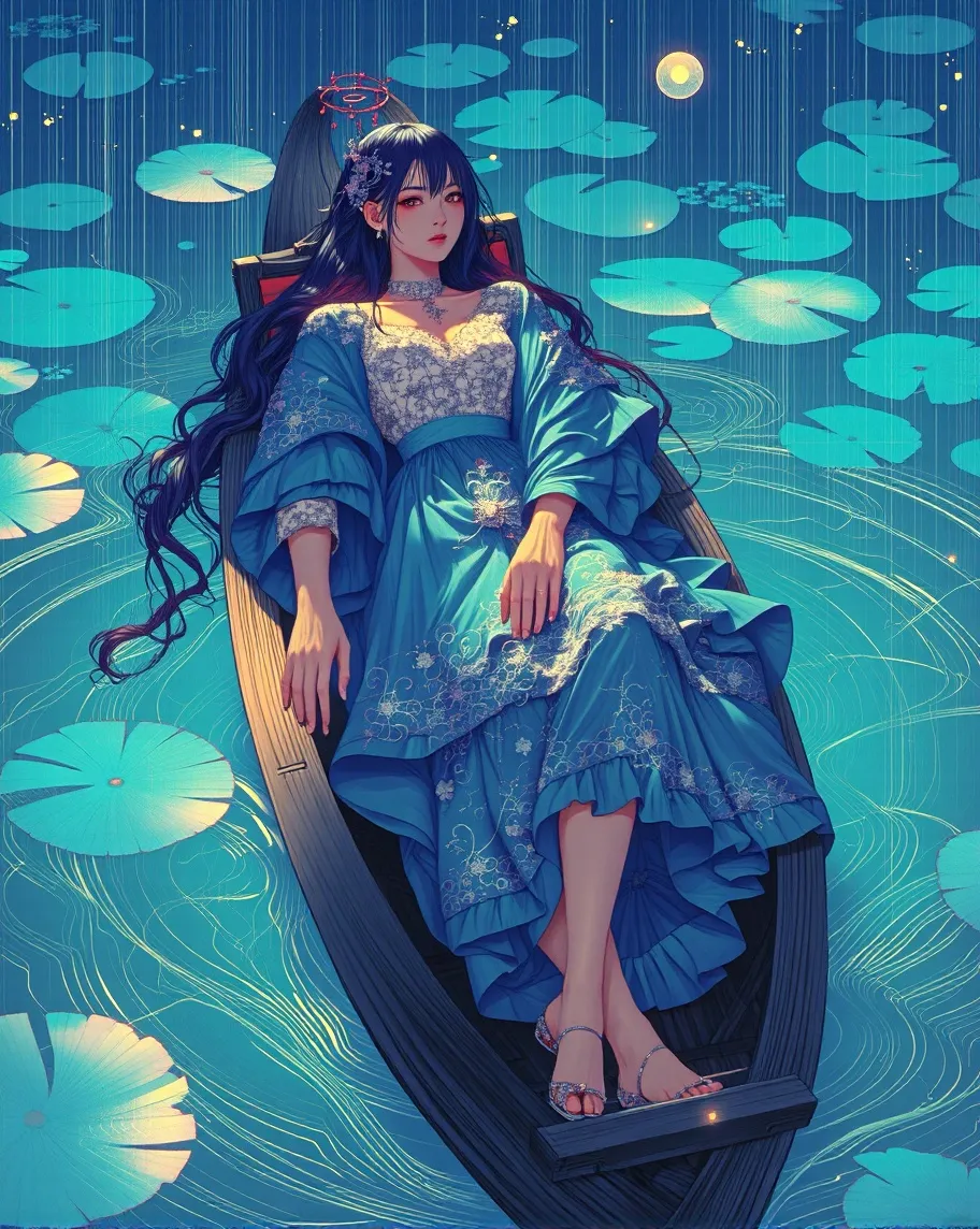 A serene ethereal scene featuring - Free AI Photo Generator - starryai