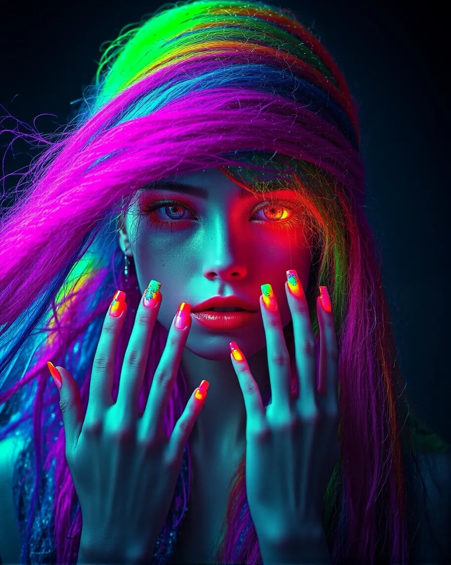 A mesmerizing surreal portrait - Free AI Photo Generator - starryai