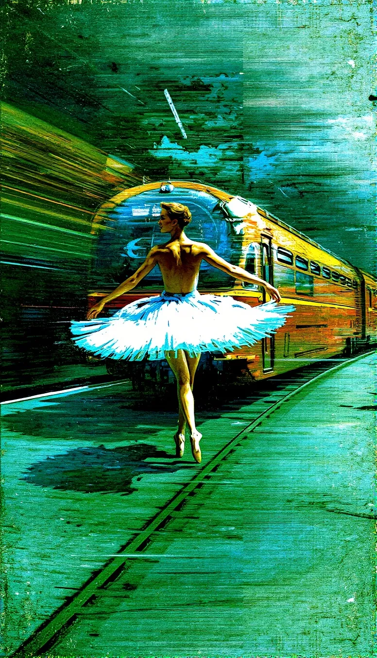 Inverted Movement 3d inverted movement pattern oil - Free AI Photo Generator - starryai