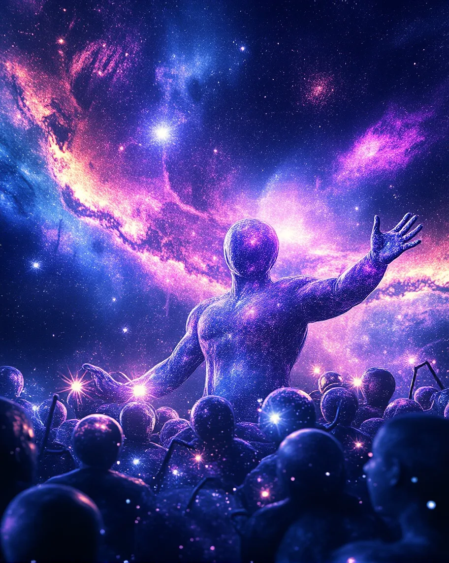 Celestial Symphony Imagine a a - Free AI Photo Generator - starryai