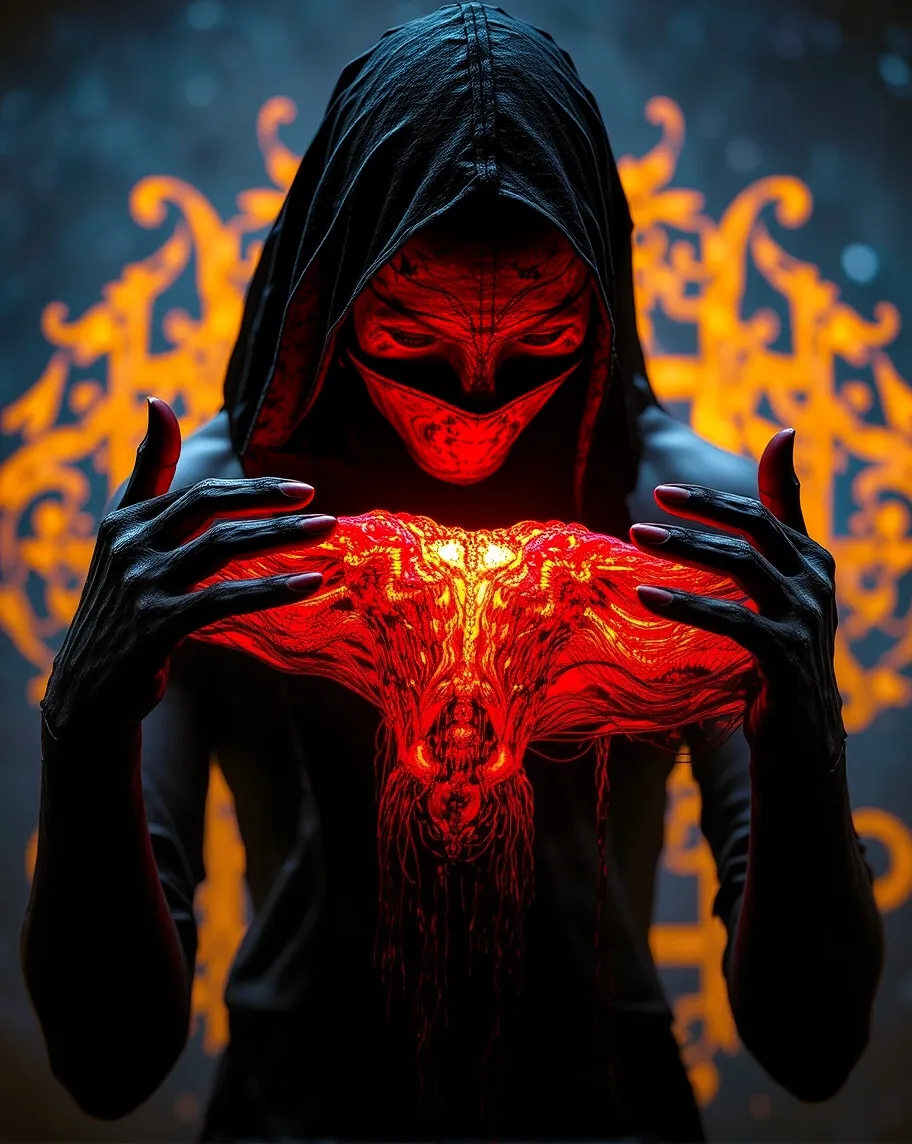 a mysterious futuristic figure, - Free AI Photo Generator - starryai