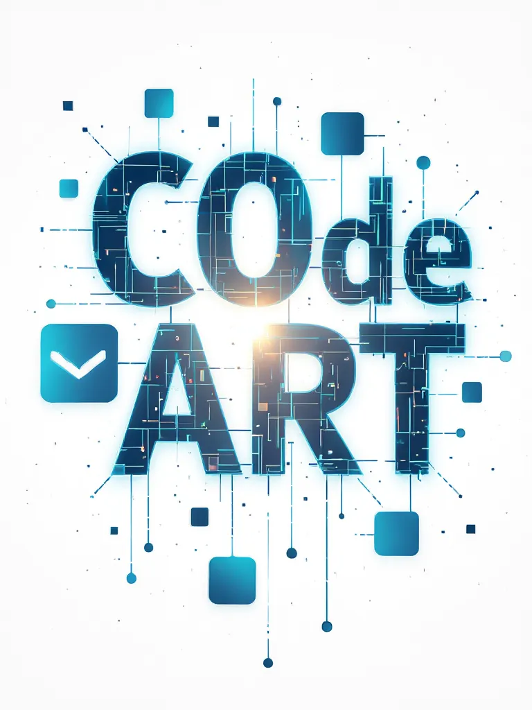 Code Art Designed As Abstract - Free AI Photo Generator - starryai