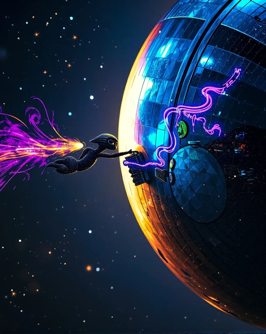A surreal galactic scene — E.T. - Free AI Photo Generator - starryai