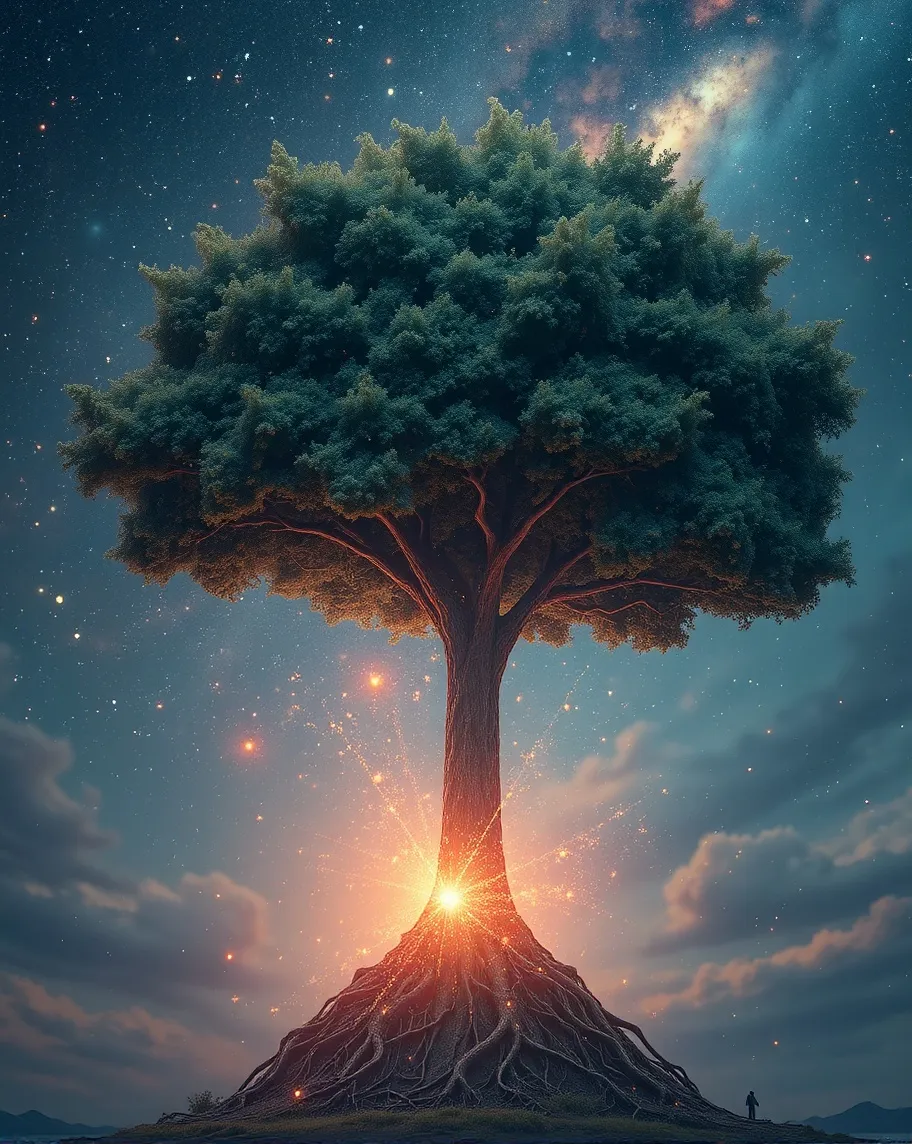 Create a breathtaking cosmic a - Free AI Photo Generator - starryai