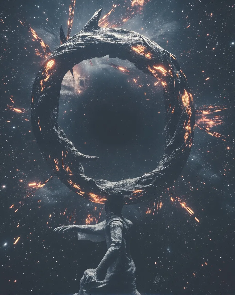 Draw me black whole galaxies - Free AI Photo Generator - starryai