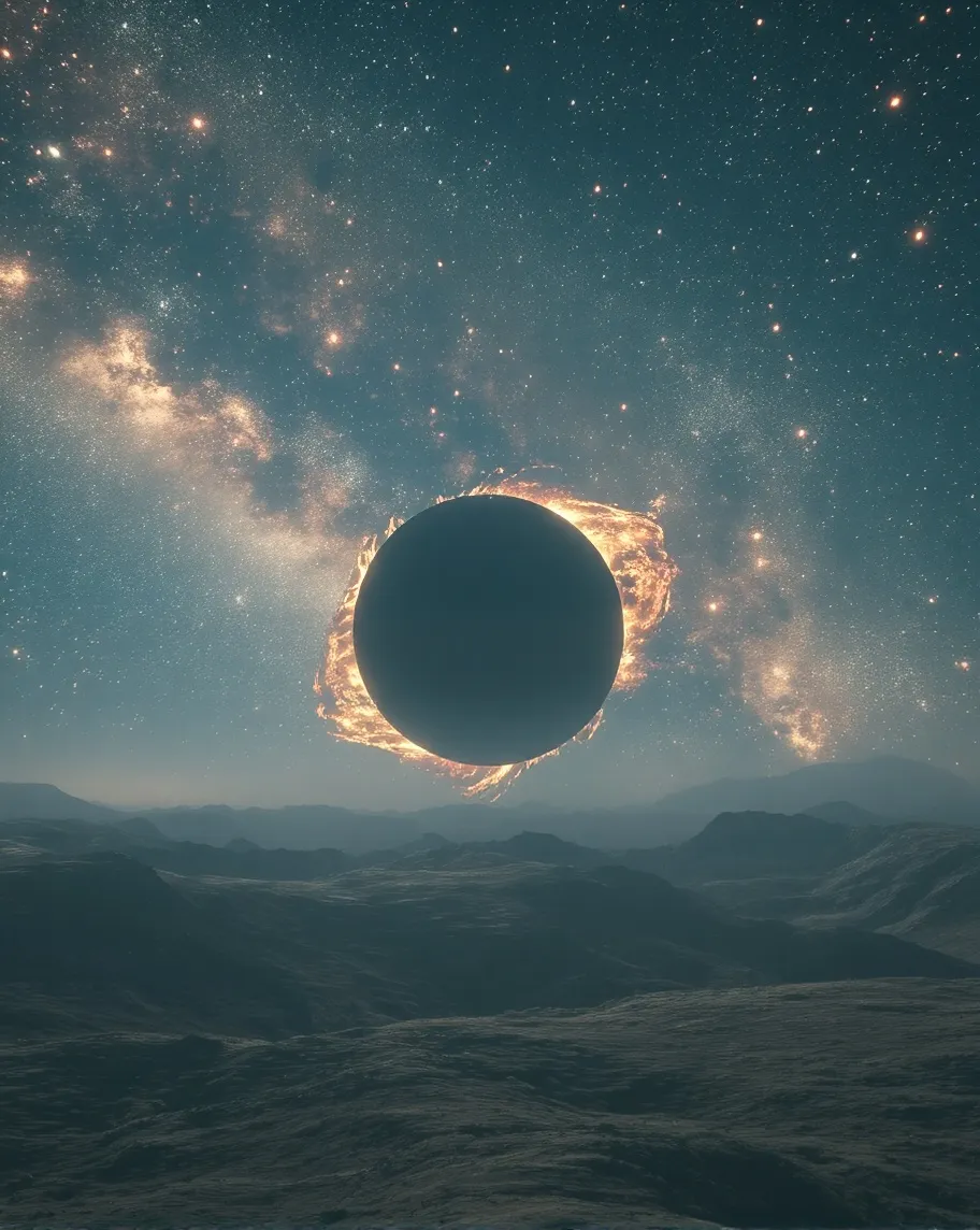 Draw me black whole galaxies - Free AI Photo Generator - starryai