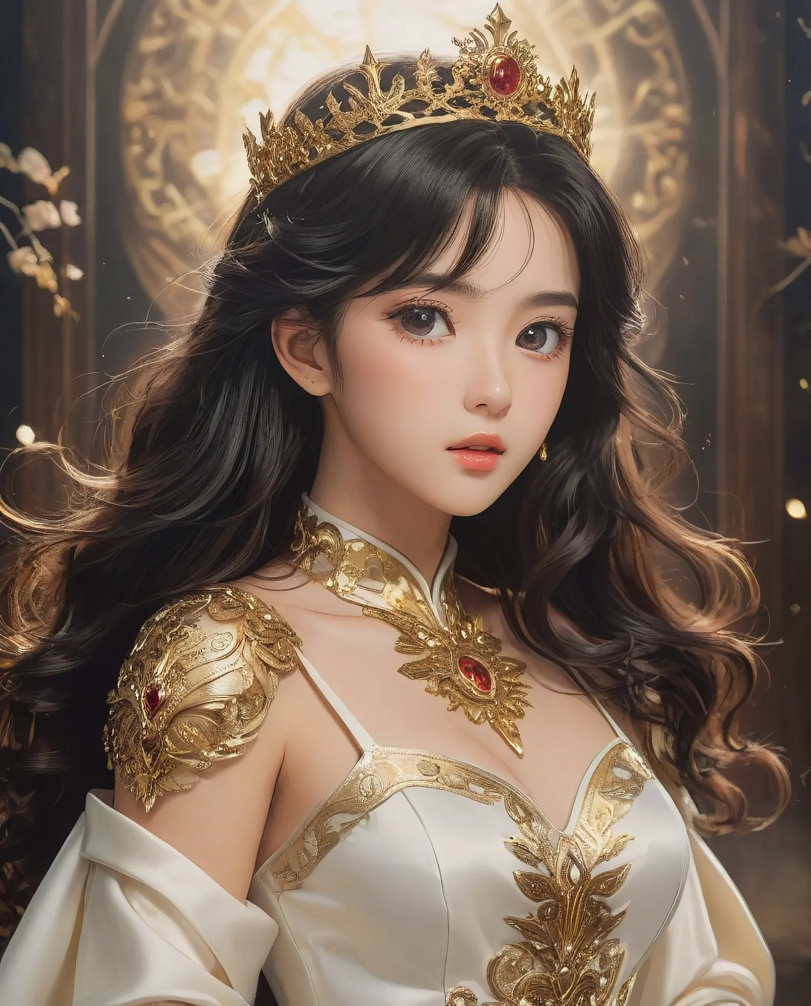 A breathtakingly beautiful young - Free AI Photo Generator - starryai