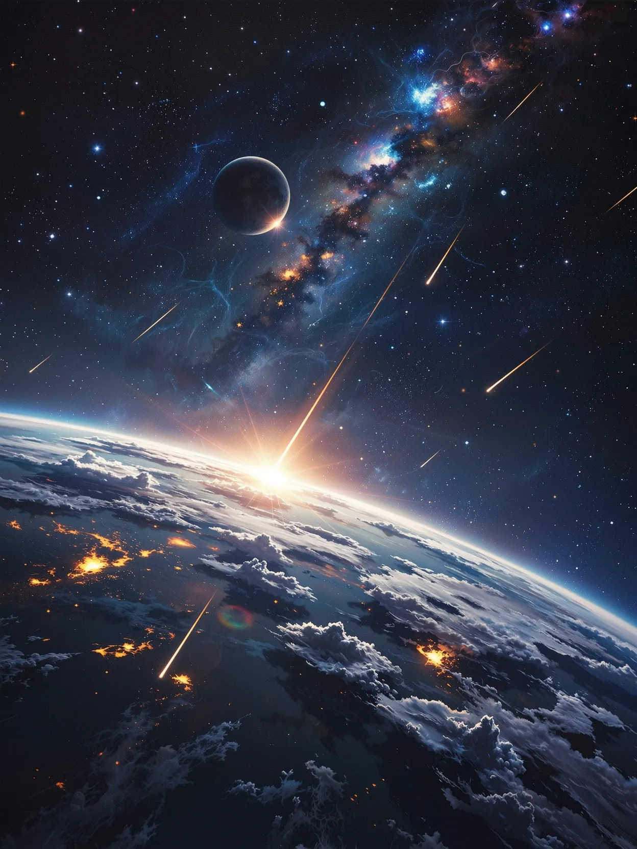 a distant galaxy, otherworldly - Free AI Photo Generator - starryai