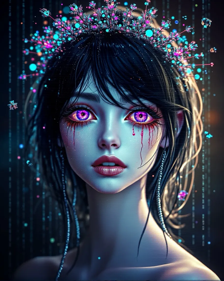 A beautiful portrait a girl skin, - Free AI Photo Generator - starryai