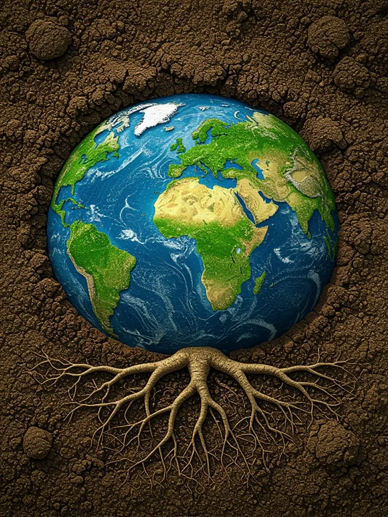 Earth Art Painted As Textured - Free AI Photo Generator - starryai