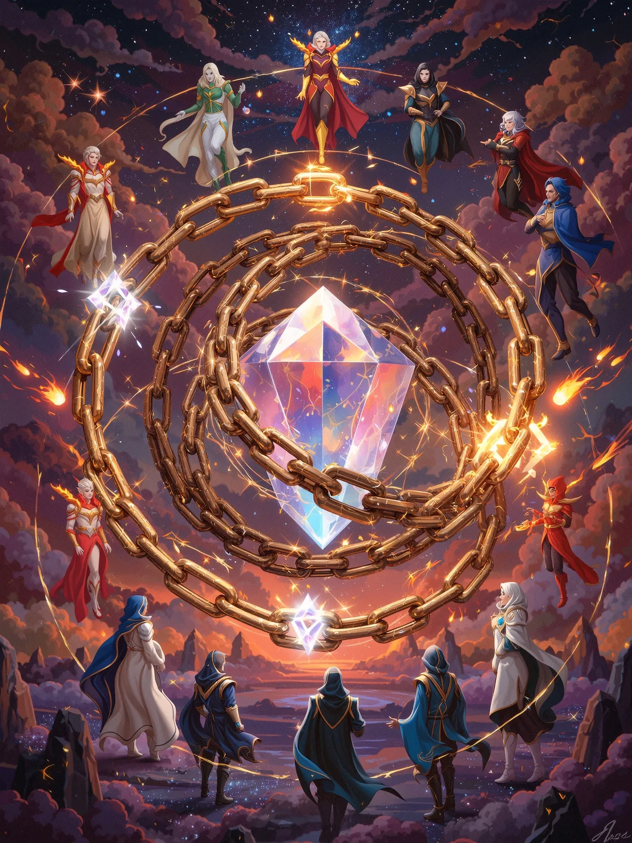 A mystical subatomic realm as At - Free AI Photo Generator - starryai