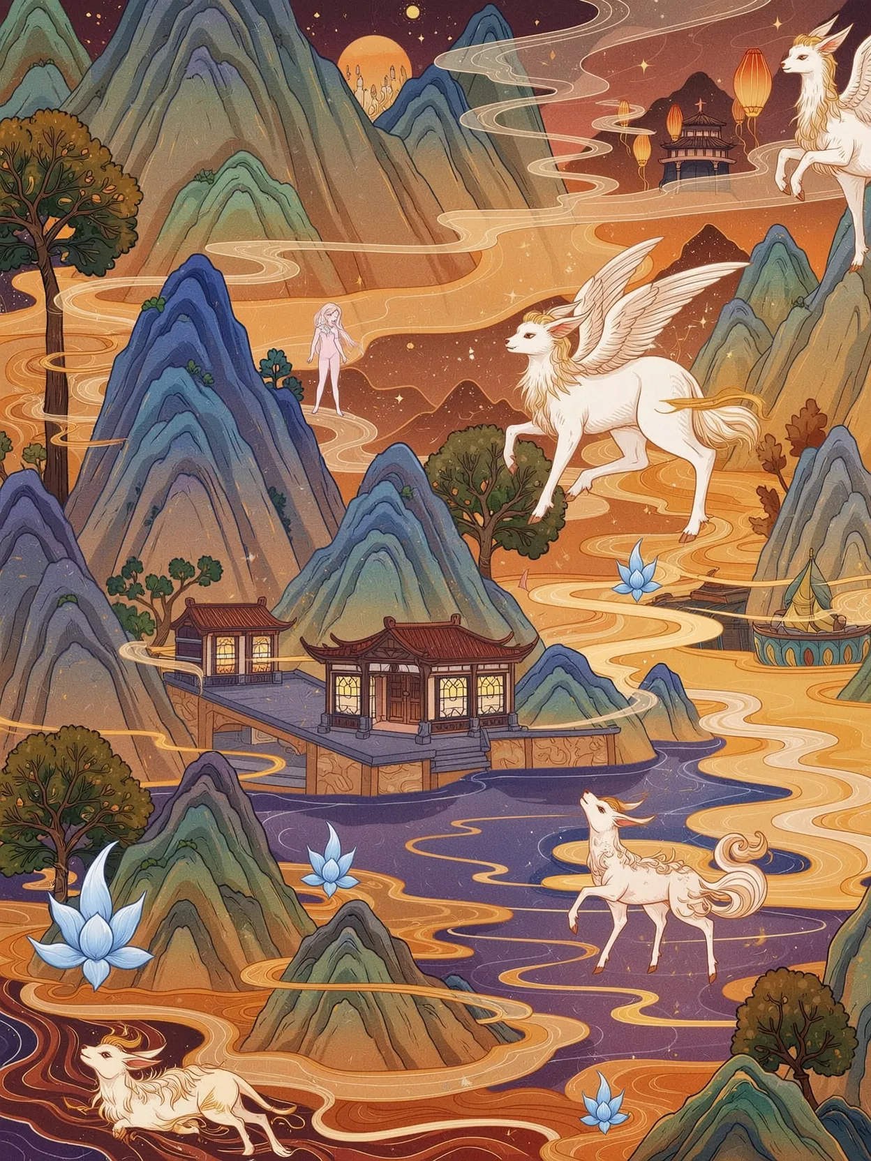 A mystical artist weaves realm - Free AI Photo Generator - starryai