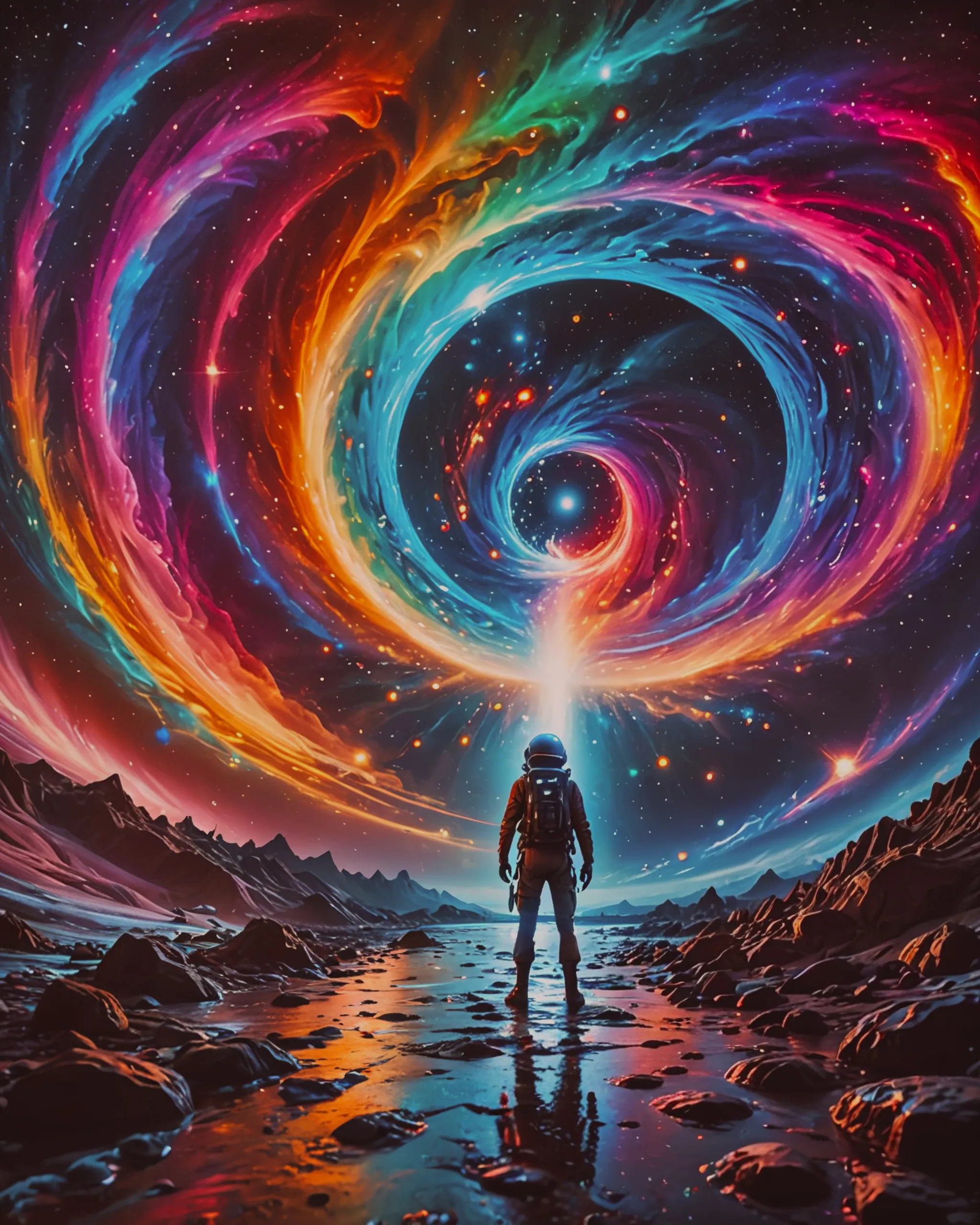 Create a stunning extremely outer - Free AI Photo Generator - starryai