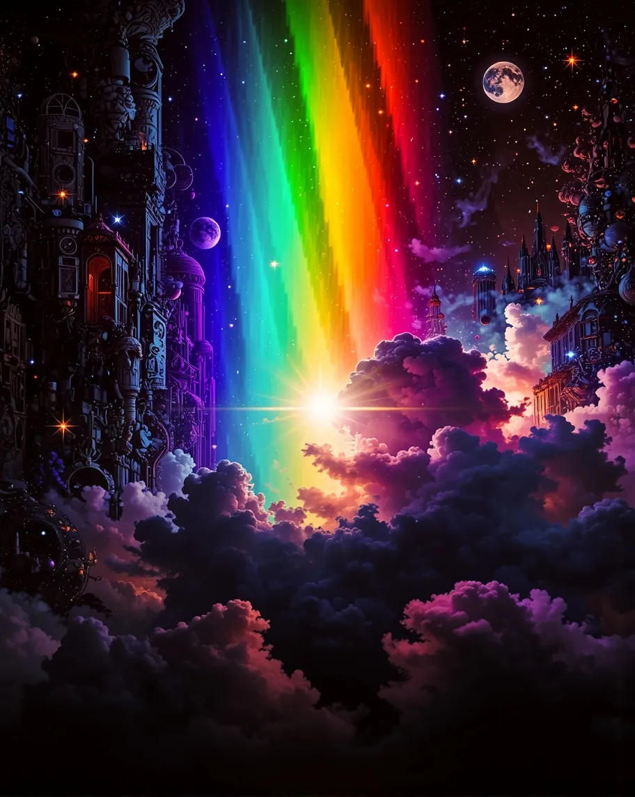 Space Rainbow - Free AI Photo Generator - starryai