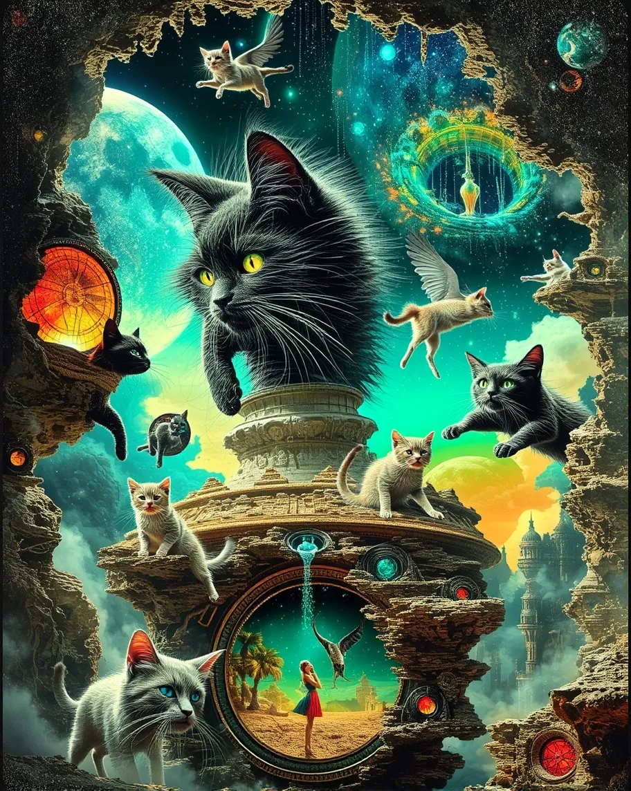 A mystical fantasy artwork where - Free AI Photo Generator - starryai