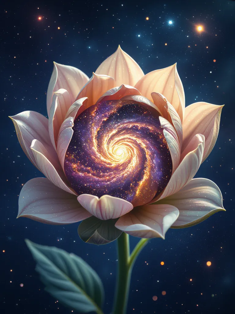 Galaxy Bloom - Free AI Photo Generator - starryai