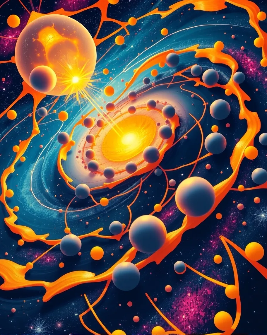 Unleash Cosmic Tapestry, a colors - Free AI Photo Generator - starryai