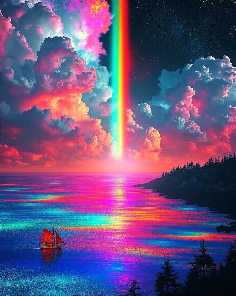 A surreal dreamscape a golden a - Free AI Photo Generator - starryai
