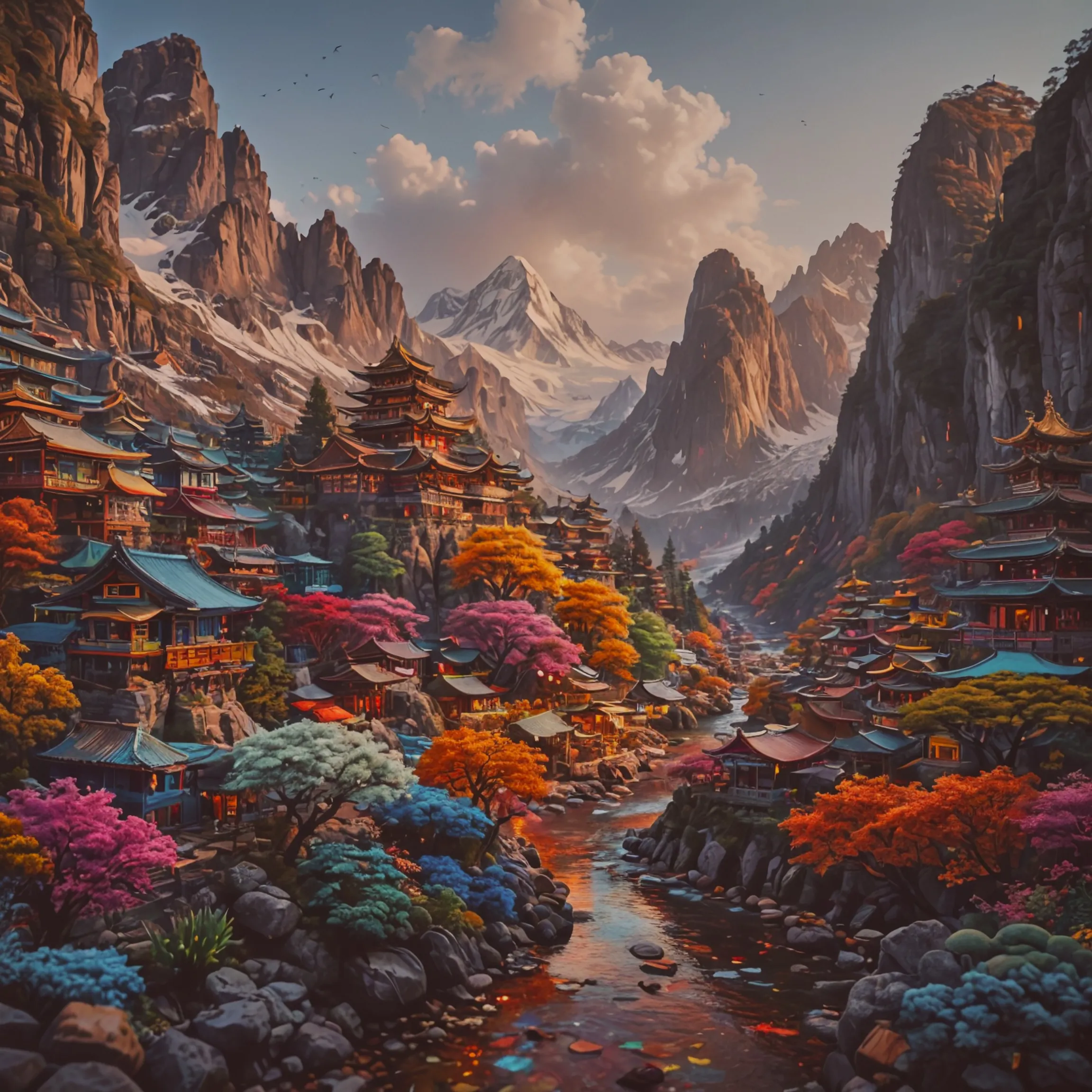 more detailed colourful. - Free AI Photo Generator - starryai